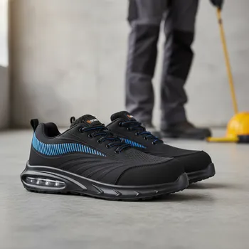 Pracovní obuv Procera Polobotky TEXO-AIR WAVE SB Velikost 46 (UK-11) černá/modrá