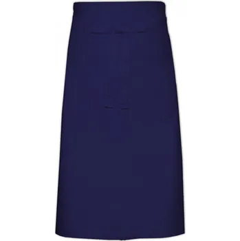 Kuchyňská zástěra Link Kitchen Wear Kuchařská zástěra s kapsou – keprová, praní na 60 °C Barva: modrá námořní, Velikost: 70 x 120 cm X1000T