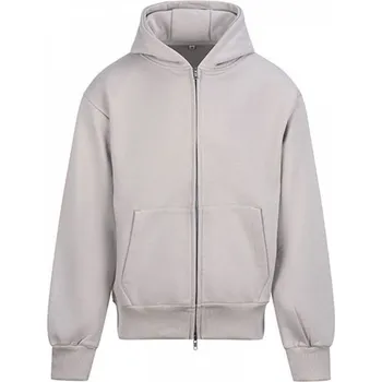 Pánská mikina Just Hoods Těžká oversize mikina s dvoucestným zipem a trojdílnou kapucí 440 g/m Barva: béžová mokka, Velikost: XS JH125