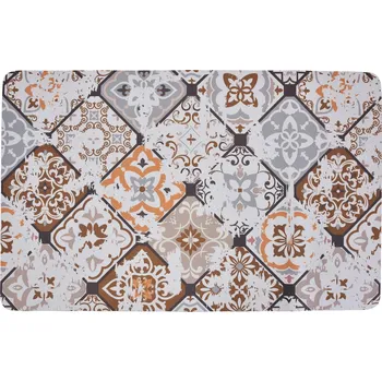 Koupelnová předložka SPA | ULTRASAVÁ křemelinová předložka | rychleschnoucí & protiskluzová | 80 × 50 cm | ornament Dedra