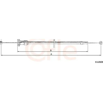 Příslušenství karosérie Lanko pro otevírání kapoty motoru COFLE 92.13.0101