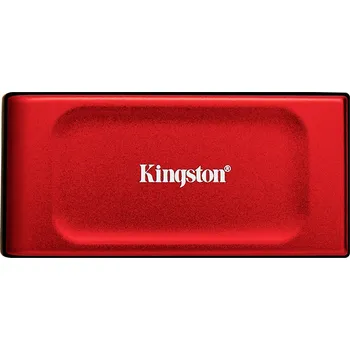 Externí pevný disk Kingston XS1000 1 TB, externí SSD disk, USB-C®, červená