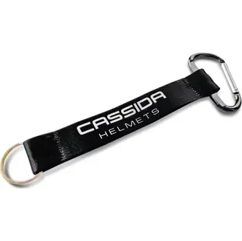 * klíčenka s karabinou a logem CASSIDA