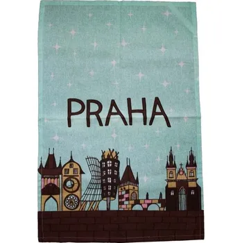 Utěrka giftycity Utěrka - PRAHA - městečko velikost:: 50x70cm - 1ks