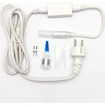 LED páska DECOLED Easy Fix startovací sada AC/DC pro světelné hadice, bílý, IP67