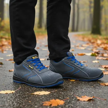 Pracovní obuv Polobotky GOBI S1 Velikost 46 (UK-11) šedá/modrá