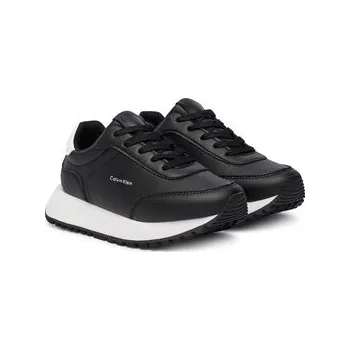 Dámské tenisky Sneakersy Calvin Klein Low Cut Lace-Up Sneaker V3A9-83110-1355 S Černá 32