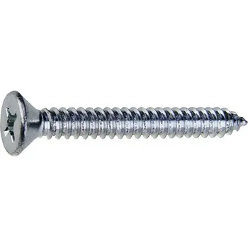 Vrut Šroub do plechu zapuštěná hlava 4,2x19 PH, zinek bílý, 1000ks