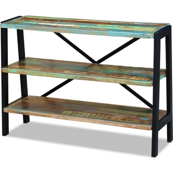 Příborník do zásuvky vidaXL Příborník se 3 policemi masivní recyklované dřevo [243274]