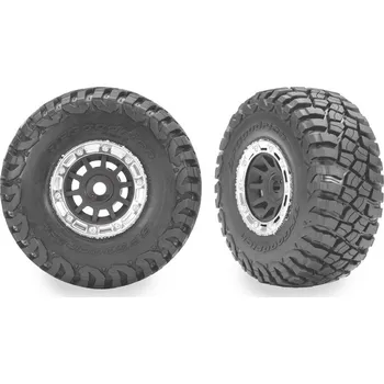 RC náhradní díl Traxxas kolo 1.4", šedý disk, pneu BFG Mud-Terrain (2) - expresní doprava