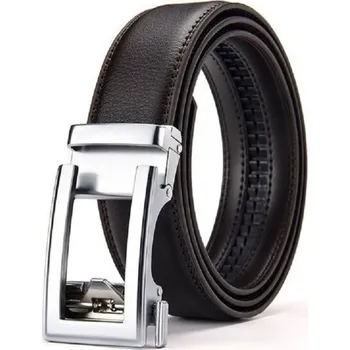 Opasek Pánský kožený pásek L306 tmavě hnědá 100 cm 2