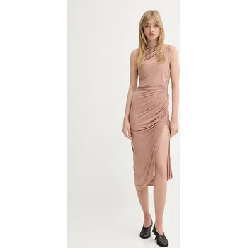 Dámské šaty Šaty Rick Owens Lilies LI01E4524RV béžová 02X, vel. 40