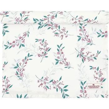 ubrus GREEN GATE Bavlněný běhoun na stůl Julani White 45 × 140 cm