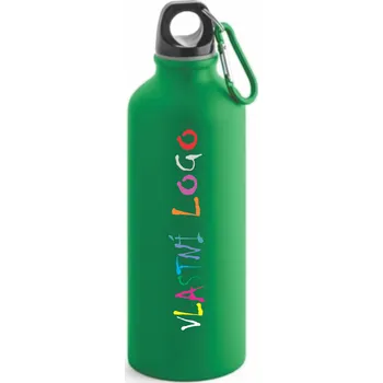 Hliníková láhev s karabinou COLLINA s vlastním potiskem