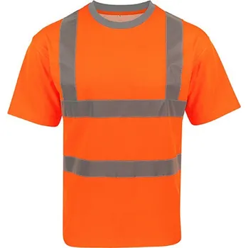 Korntex Hi-Vis piqué tričko Barcelona z polybavlny Barva: Oranžová, Velikost: 6XL KX074