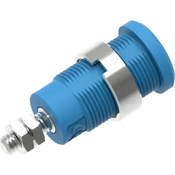 Krokosvorka Electro PJP 3265-C-CD1-BL bezpečnostní laboratorní zásuvka modrá 1 ks