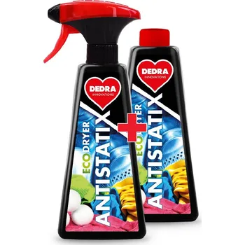 Sušička 2× ANTISTATIX | Antistatický sprej do sušičky | náhrada ubrousků | 2 × 500 ml