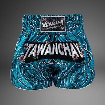 Oblečení pro bojové sporty Muay Thai šortky Venum x Tawanchay - Blue/White Velikost: XXL