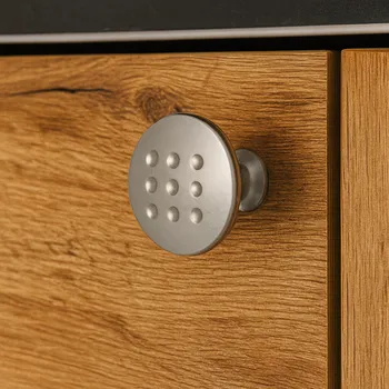 Nábytkové kování Gamet Úchytka knopka VISTA Slim / Matný nikl