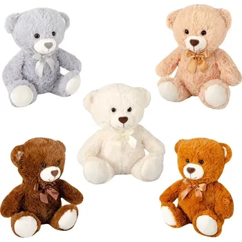 plyšák Plyšový medvídek sedící 30 cm – více barev