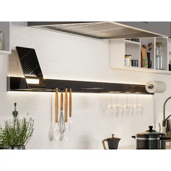 Příborník do zásuvky In-Design Závěsný program USEit - hliníkový profil, černý Délka profilu (mm): 600