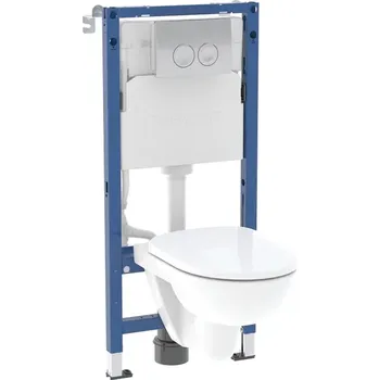 Geberit Duofix Basic wc souprava s mísou, sedátkem a tlačítkem 118.339.21.3