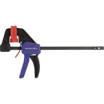 Truhlářská svěrka Rychle jednoruční svěrka WorkPro Mini WorkPro WP232034 Vnější délka: 100 mm
