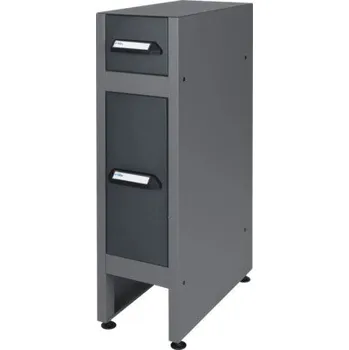 Skříňka na nářadí Vestavěná skříň Küpper 230x795x475 mm, 2 zásuvky, antracit šedá