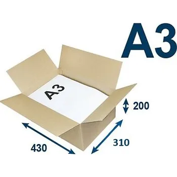 Krabice klopová A3, 430 x 310 x 200 mm, 3VVL