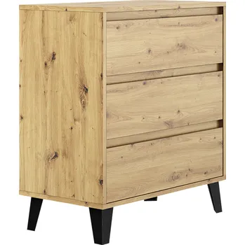 Komoda Kondela Komoda, dub artisan, BOGAN NEW 3S70