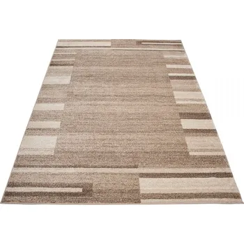 Koberec Kusový koberec Ostrava - moderna 1 - tmavě béžový Rozměr koberce: 60x100 cm
