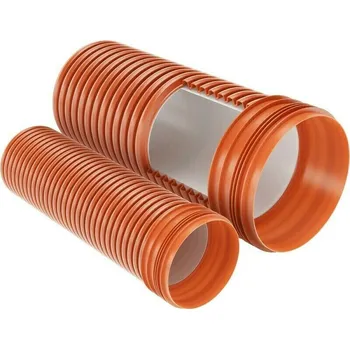 Kanalizační potrubí Trubka korugovaná Pipelife Pragma + ID SN 16 DN 400 délka 6 000 mm