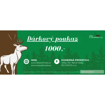 Gadget Jelínek Dárkový poukaz 1000 Kč