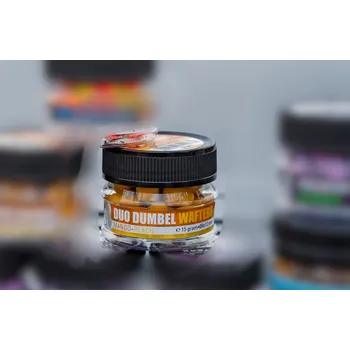 Boilies Carp Zoom Duo Dumbels Wafters - 15 g/8x12 mm/Mango-Broskev