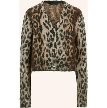 Dámský svetr Allsaints Dámský Pletený Kardigan Wick Lex S Mohérem, černá /...