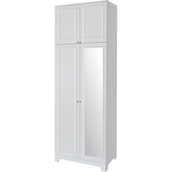 Šatní skříň Skříň č. 2 / MDF V.1 + Zrcadlo V.1 + Vysoká antresol Madrid