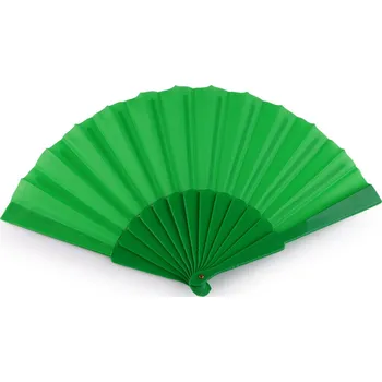 Vějíř textilní k dotvoření, barva 7 zelená