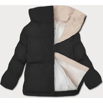 Černá bunda typu puffer pro přechodné období (5M3115-392) odstíny černé XL (42)