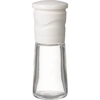 Mlýnek na koření Kyocera Malý keramický mlýnek na sůl, pepř a koření, bílý