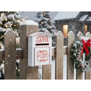 Vánoční dekorace Beliani ESPOO 30 cm bílá