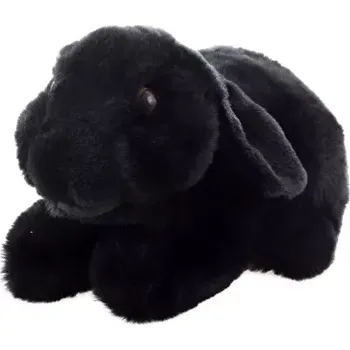 plyšák Plyšový králíček černý 22 cm eco-friendly