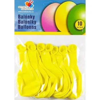 Balónek Smart Balloons Balónek nafukovací sada ŽLUTÉ 26cm