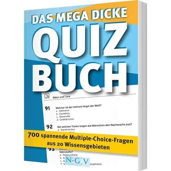 Das mega dicke Quizbuch (blau)