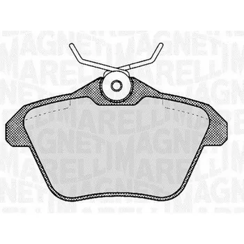 Brzdová destička Sada brzdových destiček, kotoučová brzda MAGNETI MARELLI 363916060111