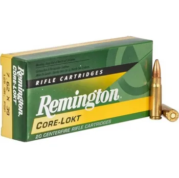 Příslušenství pro sportovní střelbu Remington Náboj kulový Remington, Core-Lokt, 7,62x39mm, 125GR (8,9g), PTSP