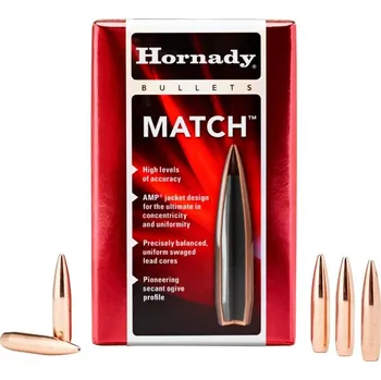 Příslušenství pro sportovní střelbu Střely Hornady 30 cal .308 208gr ELD® Match 30731