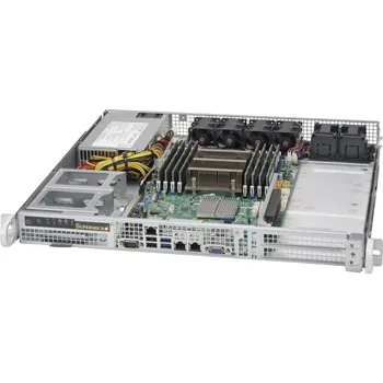 Racková skříň Supermicro CSE-515-350 počítačová skříň Stříbrná 350 W