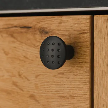 Nábytkové kování Gamet Knoflík rukojeti DEXIA / Černá matná