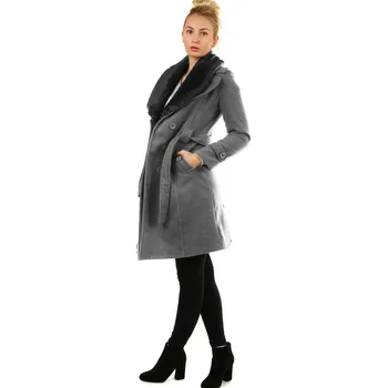 Dámský kabát TopMode Kabát dámský s kožešinou 846589