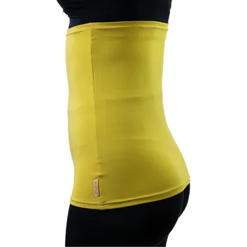 VFstyle Ledvinový pás Bamboo Long, hořčicový Velikost: M